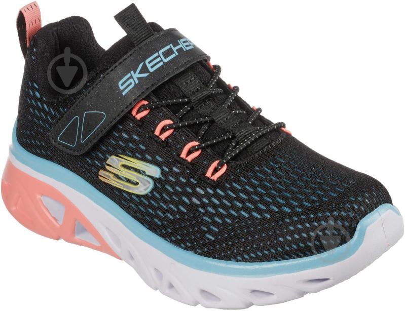 Кросівки для дівчаток Skechers Glide-Step 302472L BBLP р.36 чорні - фото 3