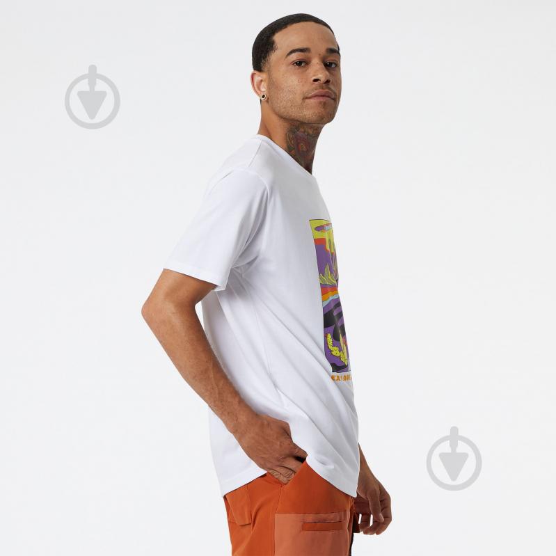 Футболка New Balance MT21509WT р.XL белый - фото 2