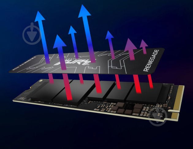 SSD-накопитель Kingston Fury Renegade 2280 500GB M.2 PCI Express 4.0 x4 3D TLC NAND (SFYRS/500G) - фото 13