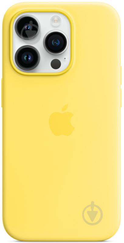 Чохол Apple Silicone Case with MagSafe для Apple iPhone 14 Pro canary yellow (MQUG3ZE/A) - фото 1