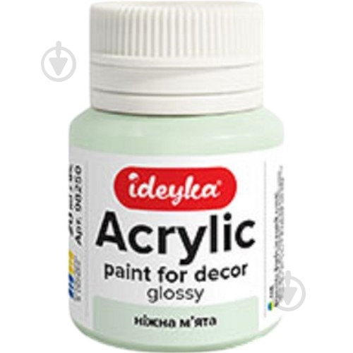 Акрил для декору Ніжна м'ята 20 мл Ideyka - фото 1