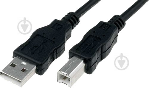 Адаптер Digitus USB 2.0 (AM/BM) 1,8 м чорний (AK-300102-018-S) - фото 2