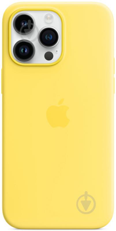 Чохол Apple Silicone Case with MagSafe для Apple iPhone 14 Pro Max canary yellow (MQUL3ZE/A) - фото 1