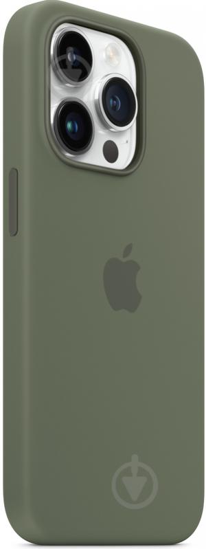 Чохол Apple Silicone Case with MagSafe для Apple iPhone 14 Pro olive (MQUH3ZE/A) - фото 2