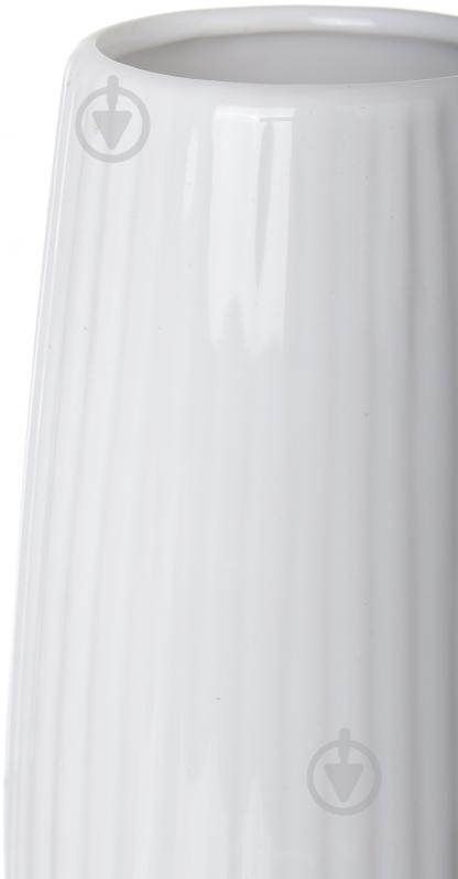 Ваза керамічна Luna 12x25 см 25 см біла JOL172B005-1 - фото 2
