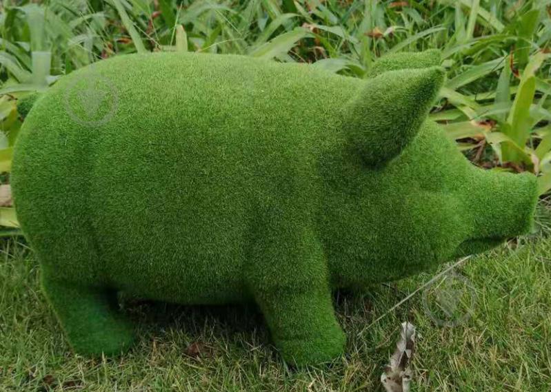 Фигурка декоративная Engard PG-01 Green pig 35х15х18 см - фото 2