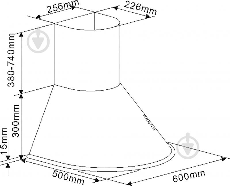 Вытяжка Kaiser A 6413 N W - фото 11