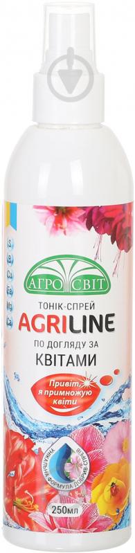 Добриво органо-мінеральне Agriline для догляду за квітковими рослинами 250 мл - фото 1