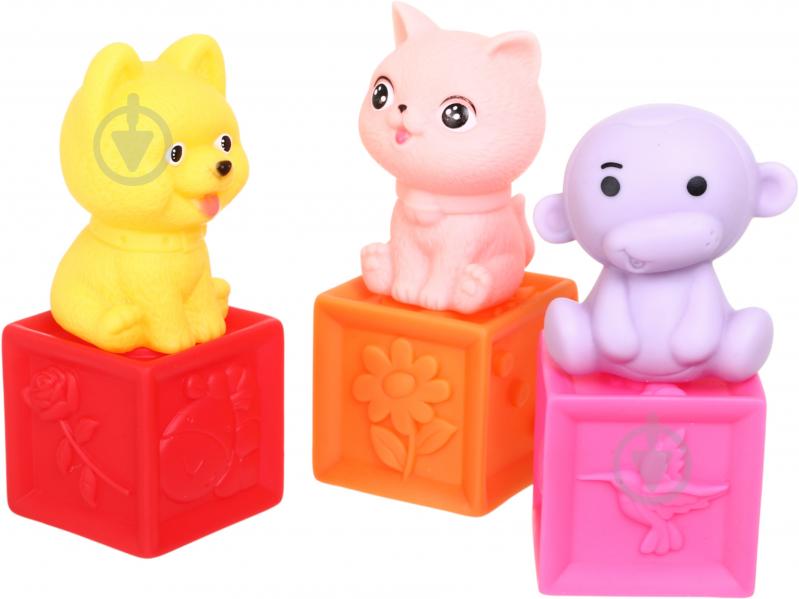 Набор игрушек для купания Jia Cheng кубики/фигурки текстурные красочные 6 шт. OTG0975522 - фото 1 Набор игрушек для купания Jia Cheng кубики/фигурки текстурные красочные 6 шт. OTG0975522 - фото 1