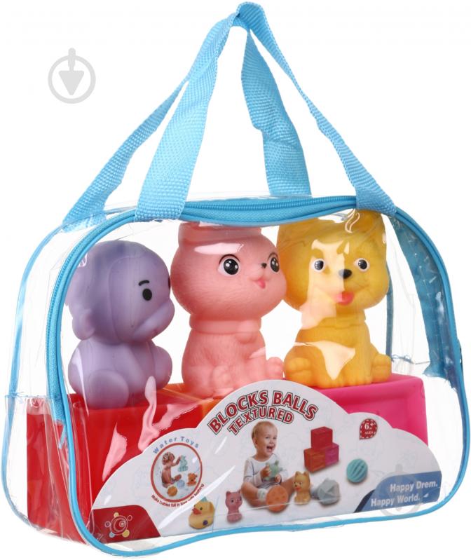 Набор игрушек для купания Jia Cheng кубики/фигурки текстурные красочные 6 шт. OTG0975522 - фото 2 Набор игрушек для купания Jia Cheng кубики/фигурки текстурные красочные 6 шт. OTG0975522 - фото 2