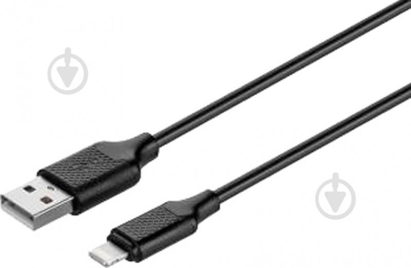 Кабель Kit USB 2.0 - Lightning 1 м черный (KITS-W-003) - фото 1