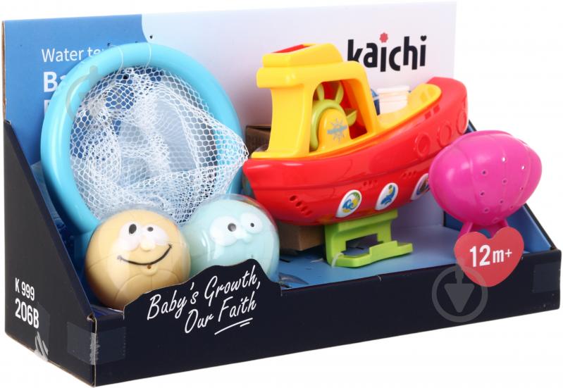 Набір іграшок для купання Kaichi 5 шт. барвисті OTG0978809 - фото 3