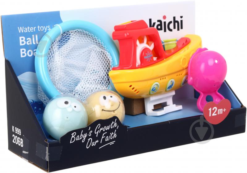 Набір іграшок для купання Kaichi 5 шт. барвисті OTG0978809 - фото 2