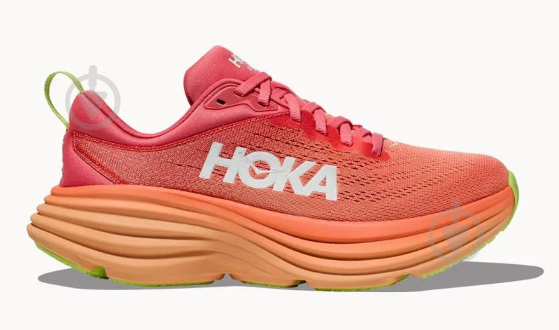 Кросівки жіночі демісезонні Hoka BONDI 8 1127952-CPPY р.37 1/3 рожеві - фото 1