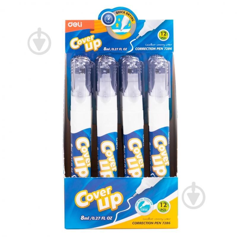 Корректор-ручка Deli 7286 - фото 4