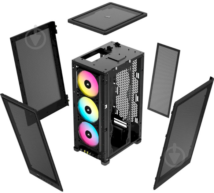 Корпус Corsair 2000D RGB Airflow Black (CC-9011246-WW) без БЖ - фото 10