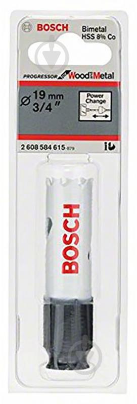 Коронка Bosch універсальна 19 мм Progressor Bi-metal 2608584615 - фото 3