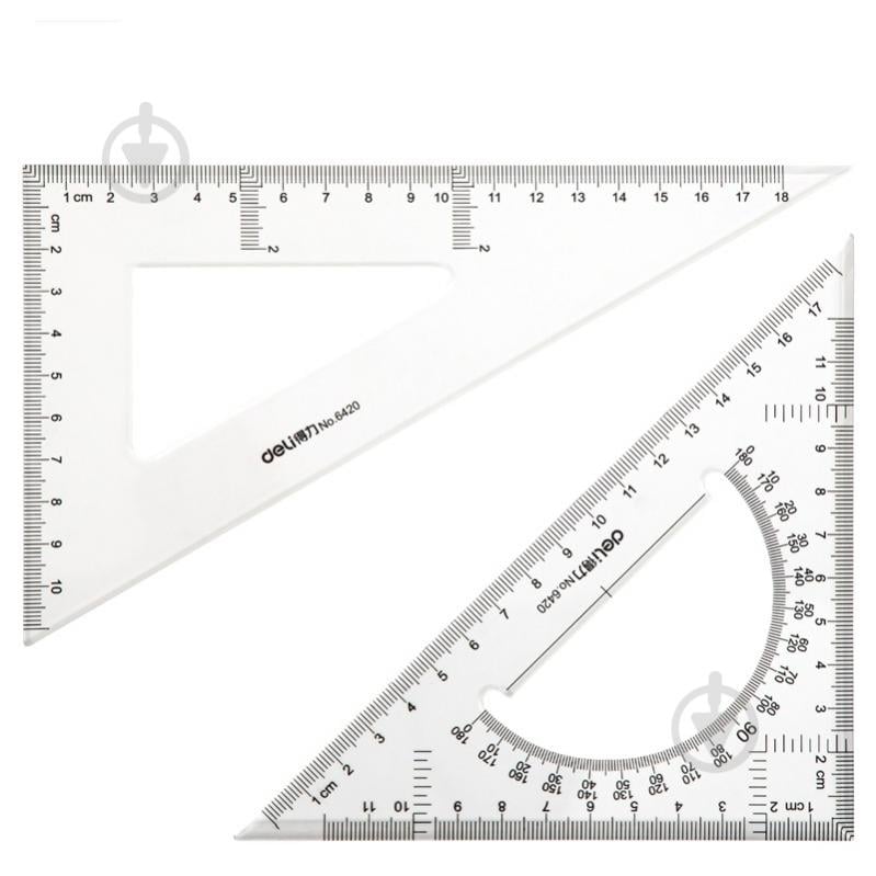 Набор линеек 6420 2 шт. Deli - фото 2