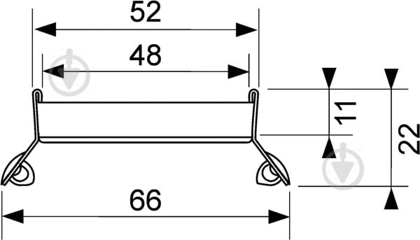 Основа для плитки TECE прямая 1200 мм Plate II полированная - фото 2