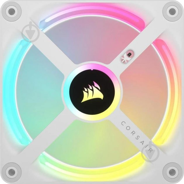 Корпусний кулер Corsair iCUE Link QX120 RGB PWM white - фото 5