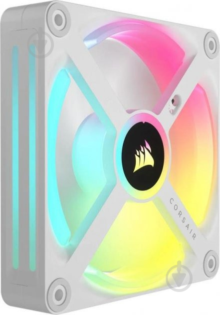 Корпусний кулер Corsair iCUE Link QX120 RGB PWM white - фото 2