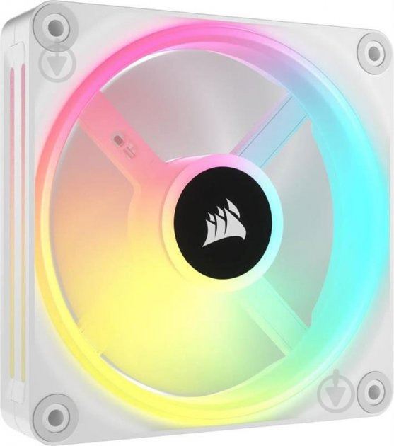 Корпусний кулер Corsair iCUE Link QX120 RGB PWM white - фото 1