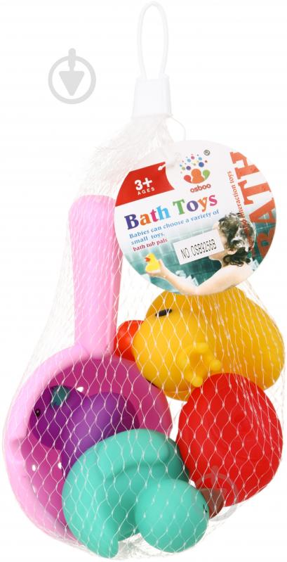 Набір іграшок для купання Osboo 5 шт. барвисті OTG0977194 - фото 1 Набір іграшок для купання Osboo 5 шт. барвисті OTG0977194 - фото 1