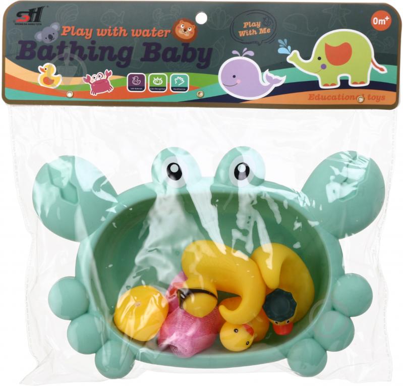 Набір іграшок для купання Sheng da hong 6 шт. барвисті OTG0975809 - фото 2