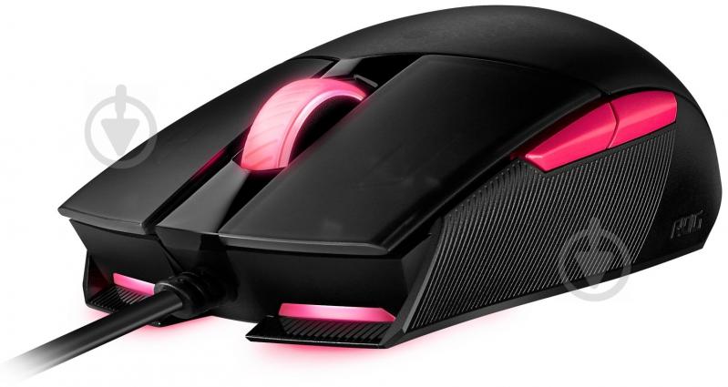 Мышь Asus ROG Strix Impact II Electro Punk Black 90MP01U0-BMUA00 - фото 3