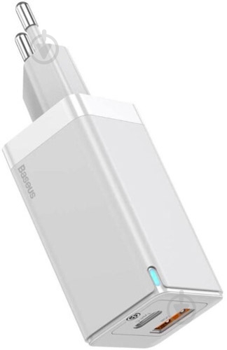 Зарядний пристрій BASEUS 45W GaN2 2C+U White (CCGAN-Q02) - фото 3