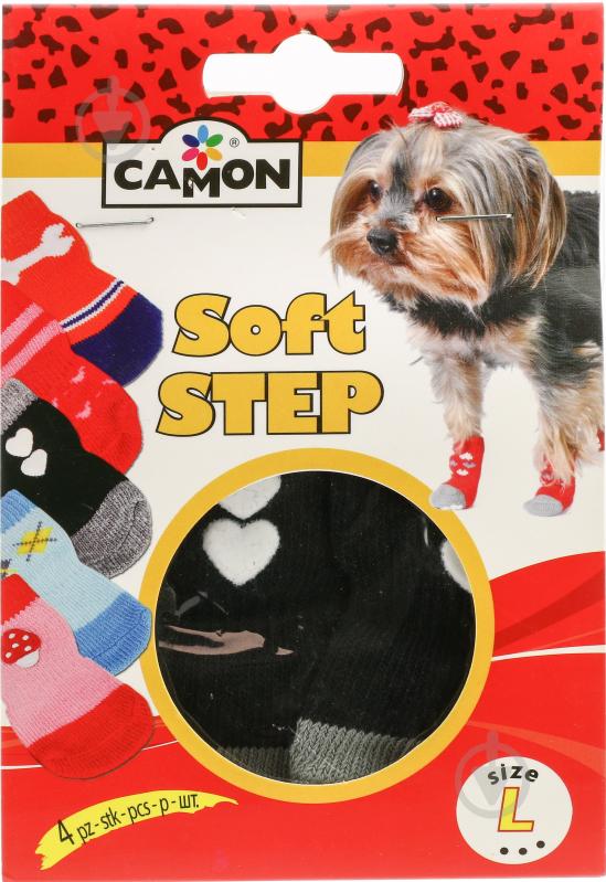 Носки Camon черные L 4 шт. - фото 2