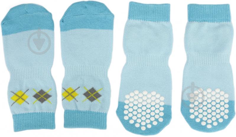 Носки Camon голубые XXL 4 шт - фото 1