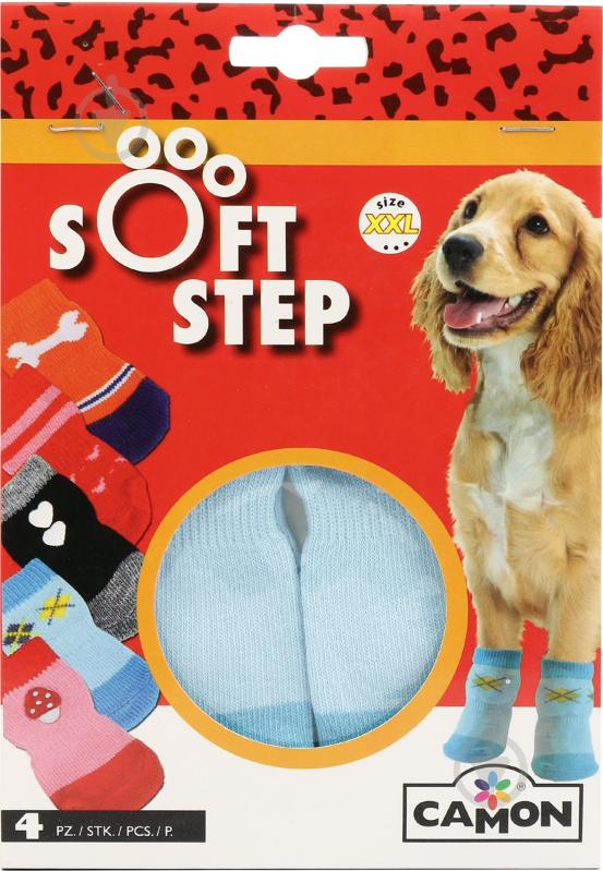 Носки Camon голубые XXL 4 шт - фото 2