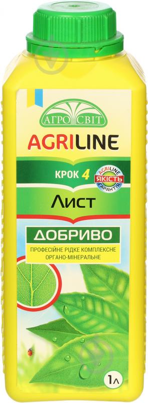 Добриво органо-мінеральне Agriline Лист Крок 4 1 л - фото 1