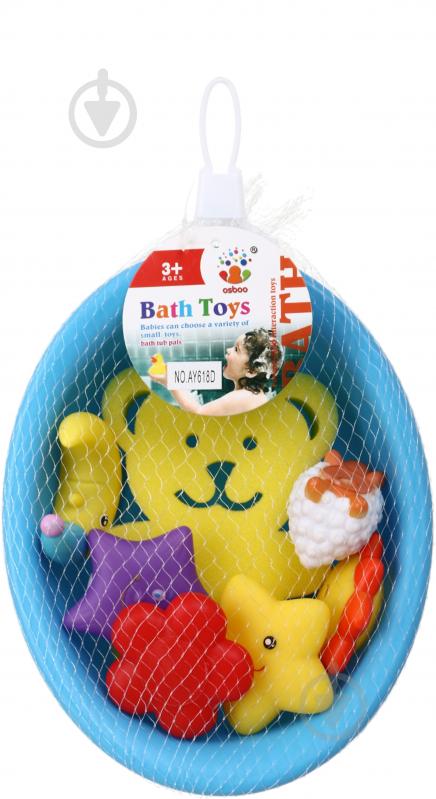 Набір іграшок для купання Osboo 8 шт. барвисті OTG0973081 - фото 2