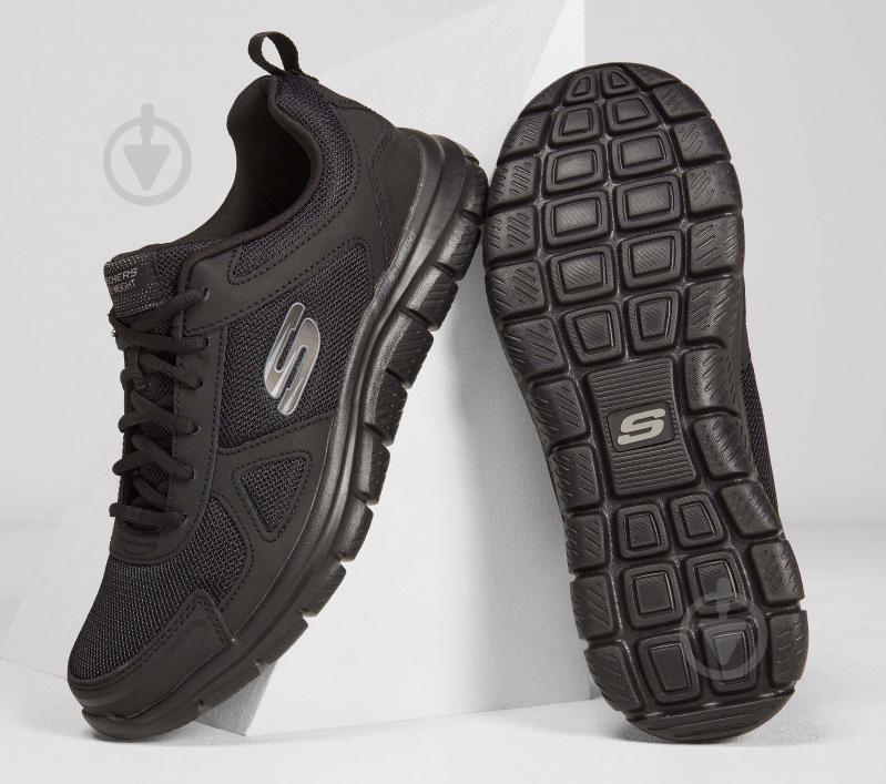 Кросівки чоловічі демісезонні Skechers Track 52631 BBK р.42,5 чорні - фото 1