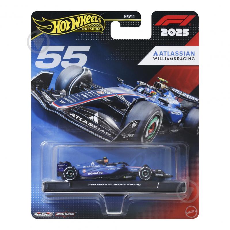 Машинка Hot Wheels Williams Carlos Sainz #55 «Formula 1» JKD85 - фото 6