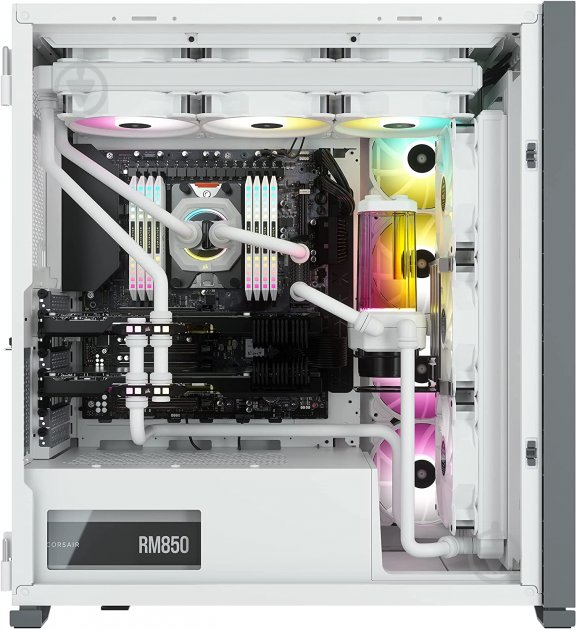 Корпус Corsair iCUE 7000X RGB Tempered Glass White (CC-9011227-WW) - фото 9