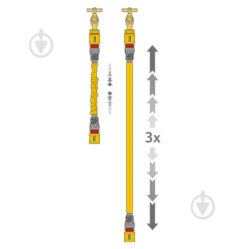 Шланг Hozelock 30м розтяжний Superhoze в боксі+конектори - фото 2