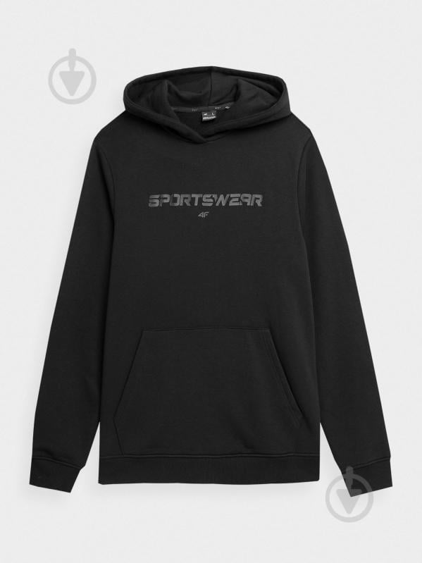 Джемпер 4F SWEATSHIRT M0773 4FAW23TSWSM0773-20S р.2XL чорний - фото 1