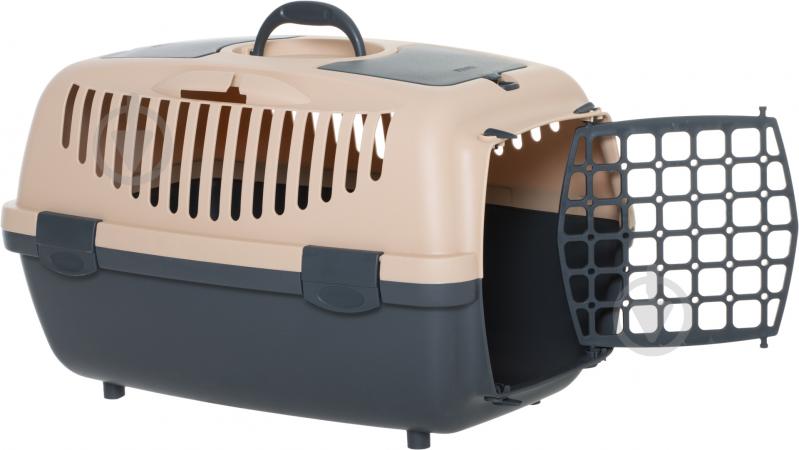 Переноска Stefanplast Gulliver 2 55х36х35 см, бежевый/серый - фото 3 Переноска Stefanplast Gulliver 2 55х36х35 см, бежевый/серый - фото 3