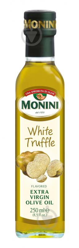 Олія оливкова Monini Extra Vergine White Truffle 250 мл - фото 1