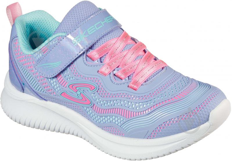 Кроссовки для девочек Skechers Jumpsters 302433L LVPK р.30 голубые - фото 3