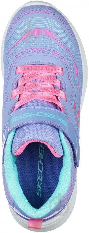 Кроссовки для девочек Skechers Jumpsters 302433L LVPK р.30 голубые - фото 4