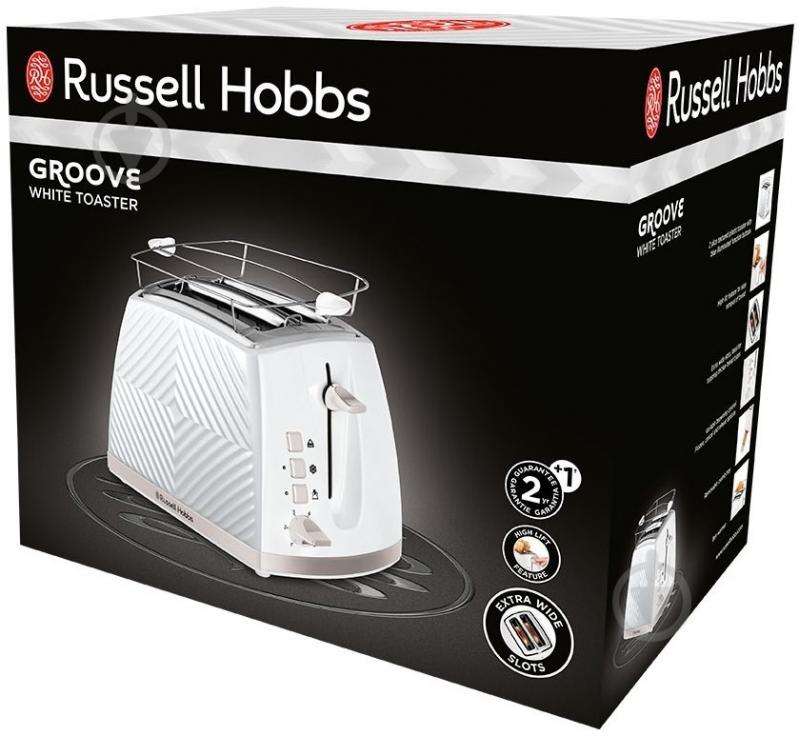Тостер Russell Hobbs Groove 2 Slice (26391-56) - фото 8