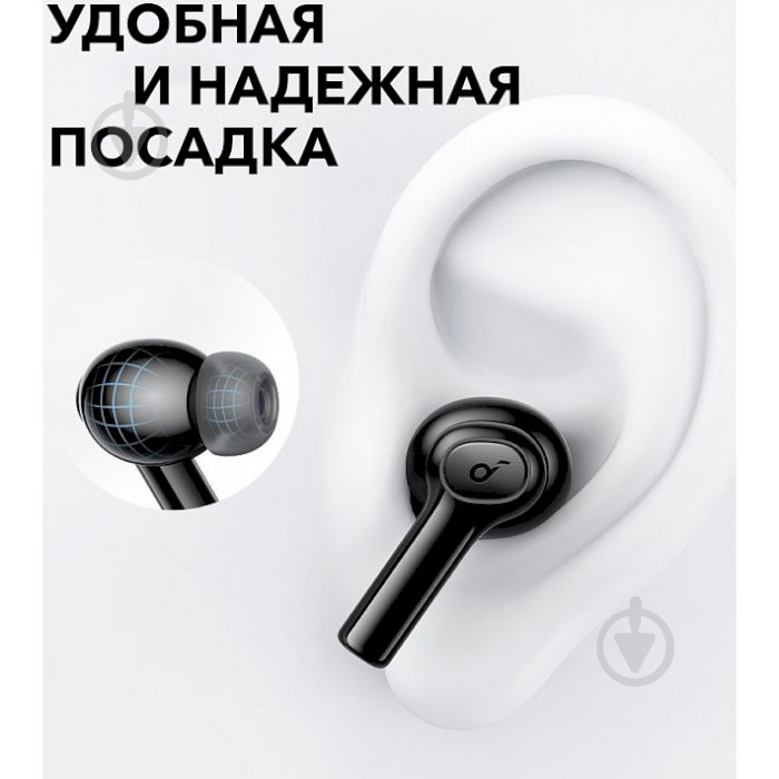 Bluetooth-гарнитура Anker SoundCore R100 black (A3981G11) - фото 4