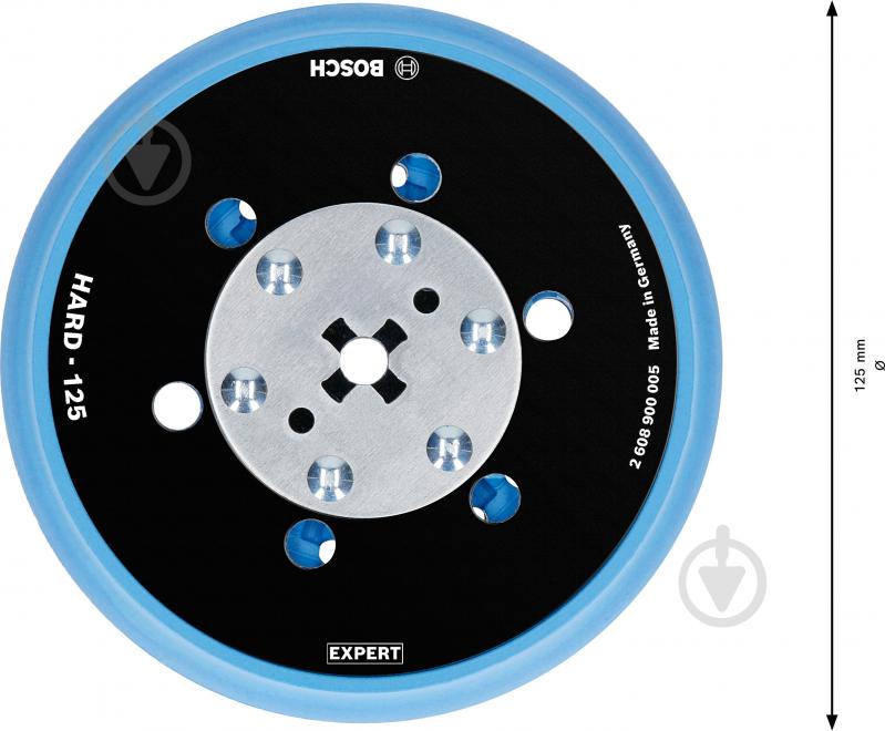 Платформа шліфувальна Bosch EXPERT Multihole 125 мм 2608900005 - фото 2