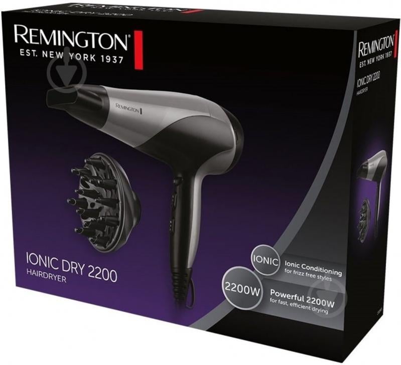 Фен Remington D3190S IONIC DRY - фото 3