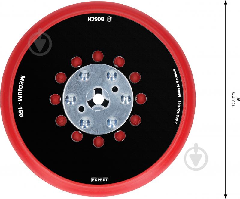 Платформа шлифовальная Bosch EXPERT Multihole medium 150 мм 2608900007 - фото 2