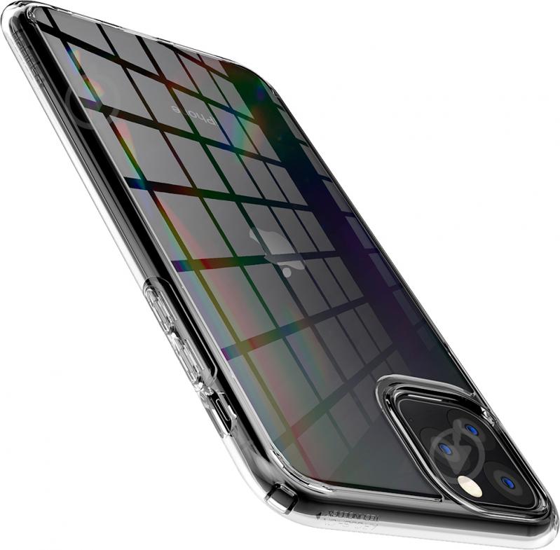 Чехол Spigen Crystal Hybrid Crystal Clear для Apple iPhone 11 Pro Max - фото 3 Чехол Spigen Crystal Hybrid Crystal Clear для Apple iPhone 11 Pro Max - фото 3
